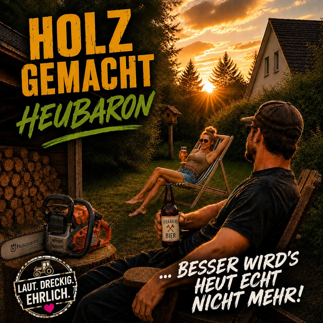 Holz gemacht